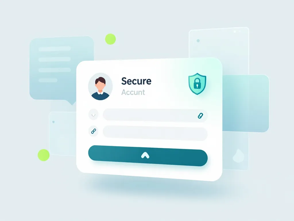 UI connexion sécurisée portail famille gif sur yvette