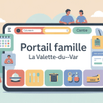 portail famille la valette gestion en ligne inscriptions cantine périscolaire
