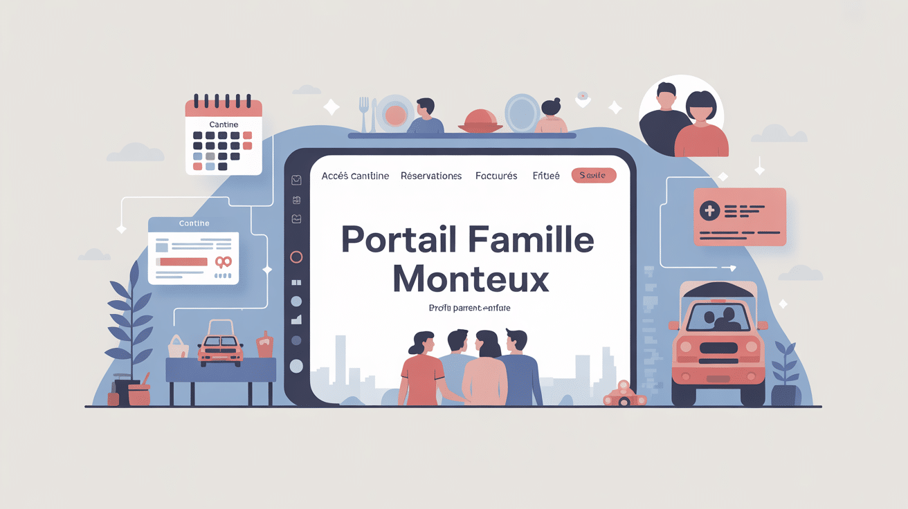 Illustration portail famille Monteux : accès, inscriptions, factures