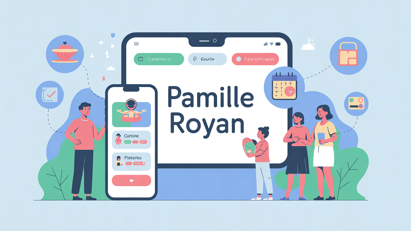 Illustration du portail famille royan pour la gestion en ligne familiale
