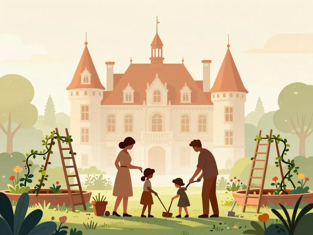 que devient la famille strawbridge au château : quotidien et famille