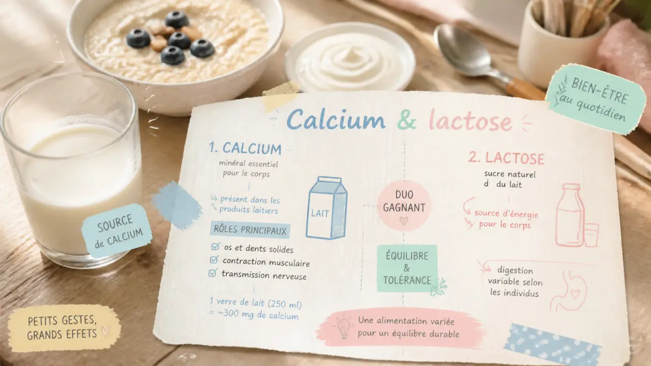 Est ce que le lait est bon pour la sante : calcium et lactose, verre de lait