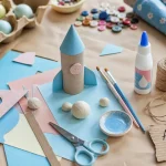 Idée d'activités manuelle : pâte à sel et papier à fabriquer