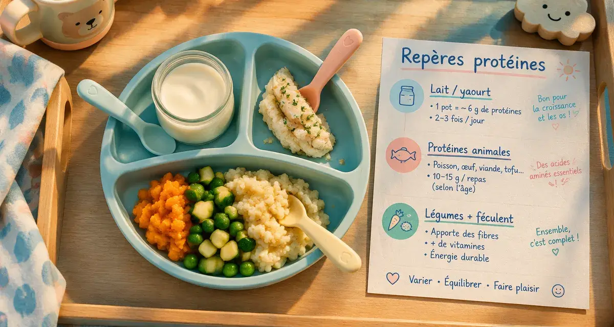 Conséquence trop de proteine bebe : repères protéines pour bébé